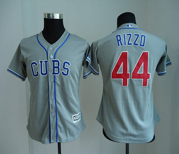 Anthony Rizzo Chicago Cubs gray jersey