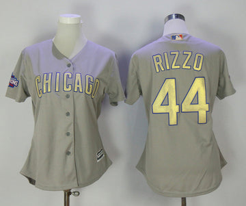 Anthony Rizzo Chicago Cubs gray jersey