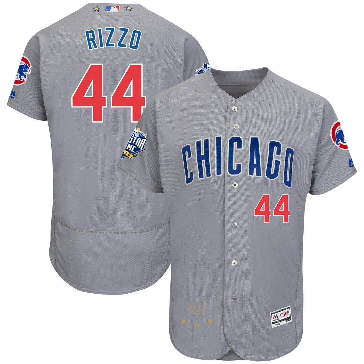 Anthony Rizzo Chicago Cubs grey All-Star jersey