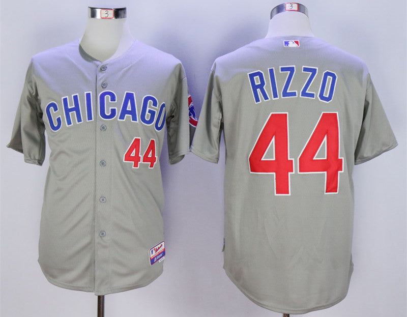 Anthony Rizzo Chicago Cubs grey jersey