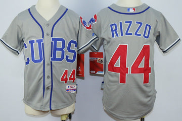Anthony Rizzo Chicago Cubs grey jersey