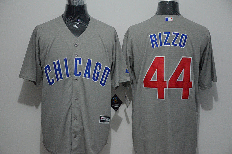 Anthony Rizzo Chicago Cubs grey jersey