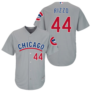 Anthony Rizzo Chicago Cubs grey jersey