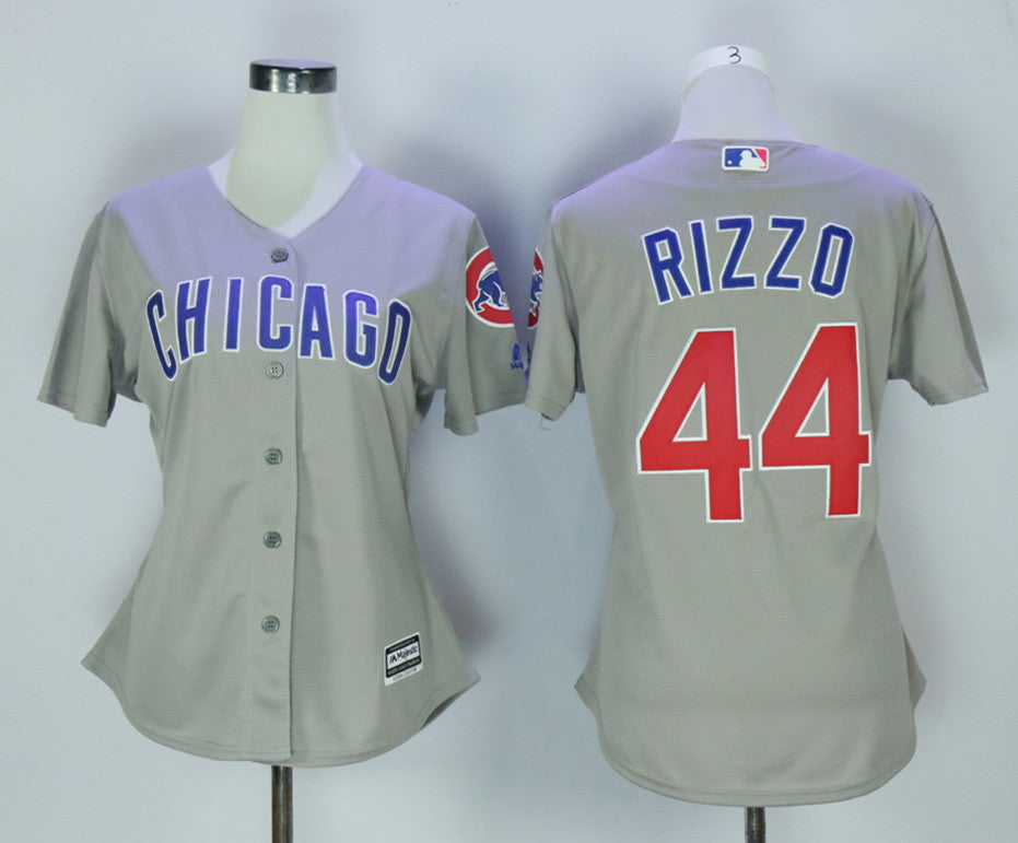 Anthony Rizzo Chicago Cubs grey jersey