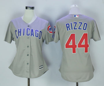 Anthony Rizzo Chicago Cubs grey jersey