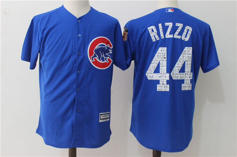 Anthony Rizzo Chicago Cubs royal jersey
