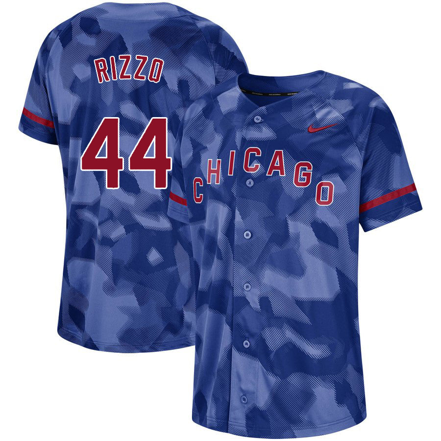 Anthony Rizzo Chicago Cubs royal Fashion jersey