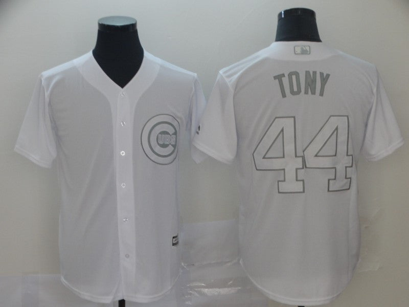 Anthony Rizzo Tony Chicago Cubs white jersey