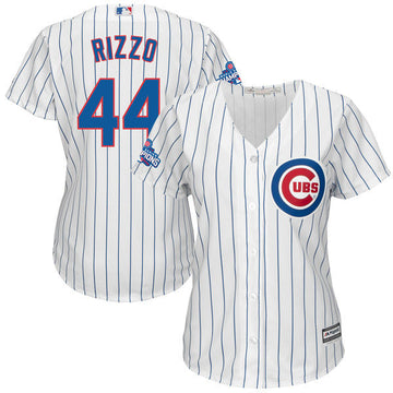 Anthony Rizzo Chicago Cubs white jersey