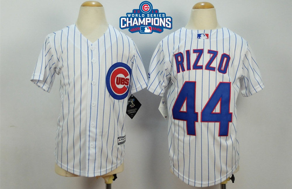 Anthony Rizzo Chicago Cubs white jersey