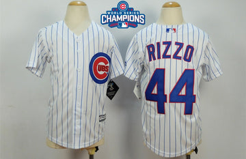 Anthony Rizzo Chicago Cubs white jersey