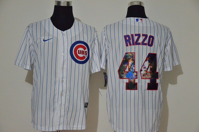 Anthony Rizzo Chicago Cubs white jersey