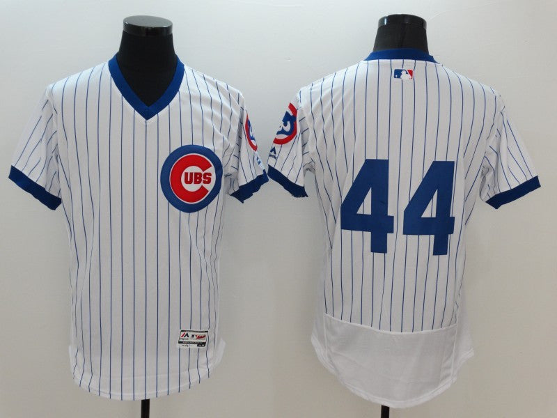Anthony Rizzo Chicago Cubs white Cooperstown jersey
