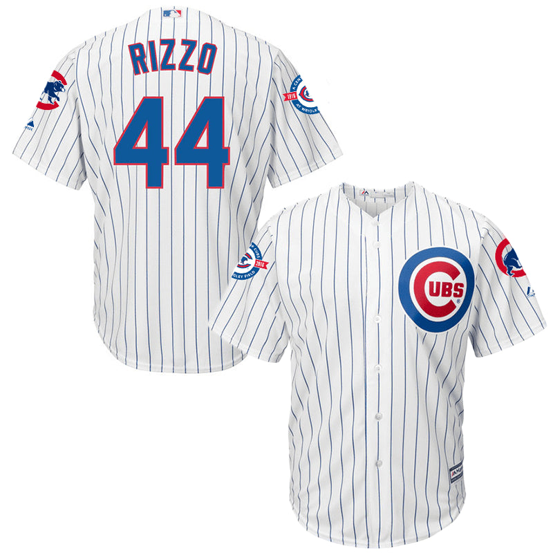Anthony Rizzo Chicago Cubs white jersey