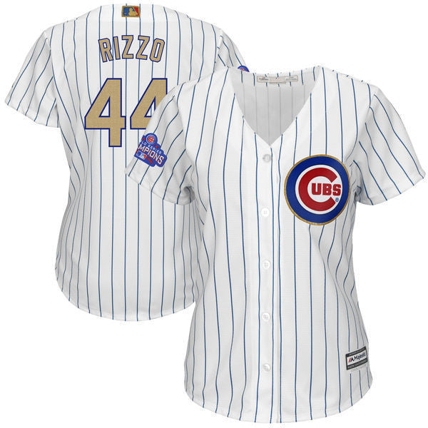 Anthony Rizzo Chicago Cubs white jersey