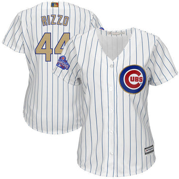 Anthony Rizzo Chicago Cubs white jersey