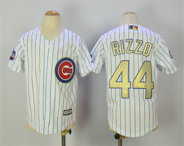 Anthony Rizzo Chicago Cubs white jersey