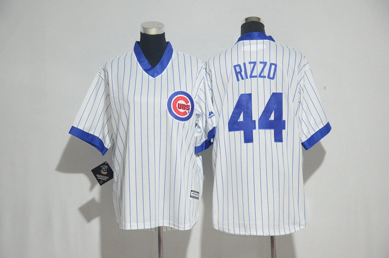 Anthony Rizzo Chicago Cubs white jersey