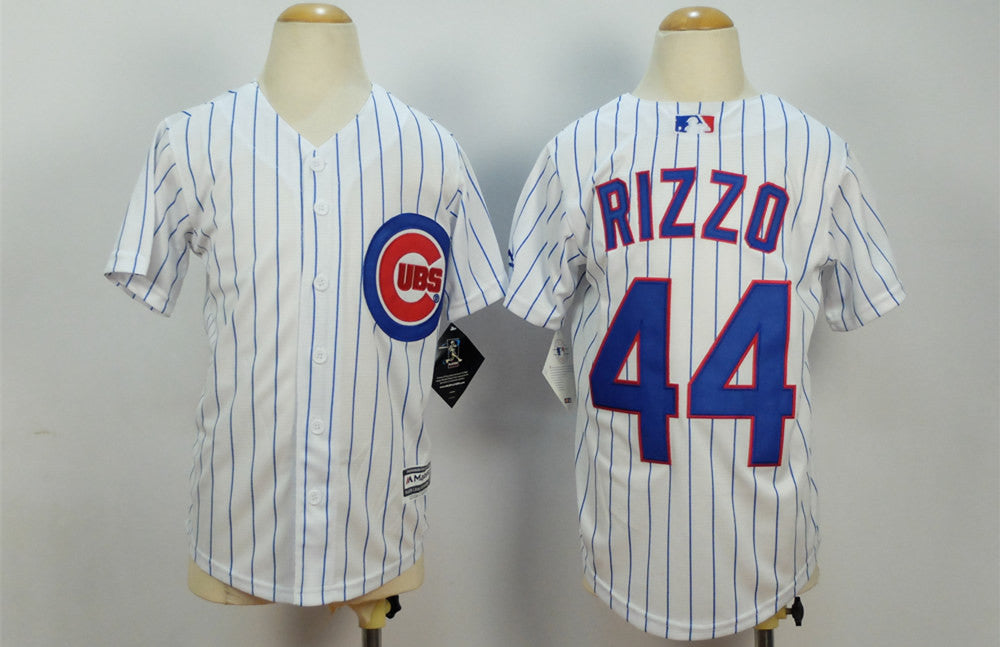 Anthony Rizzo Chicago Cubs white jersey