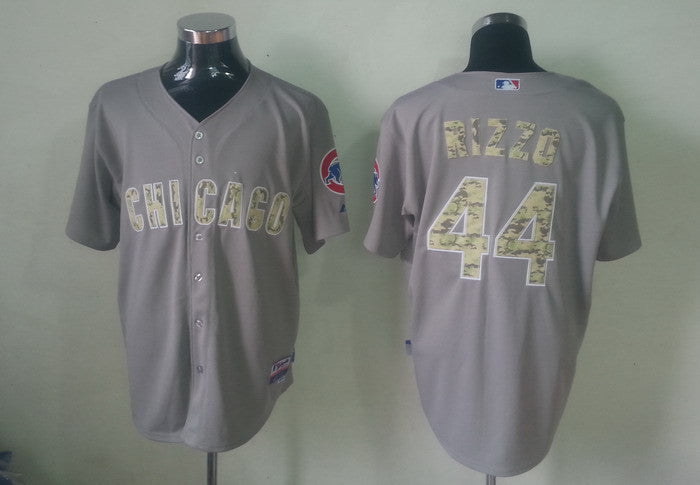 Rizzo Grey Chicago Cubs camo Camo jersey