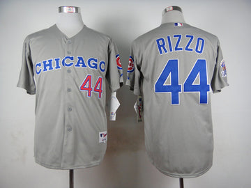 Rizzo Chicago Cubs grey Throwback jersey