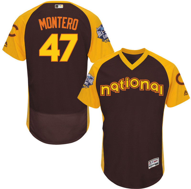 Miguel Montero Chicago Cubs brown All-Star jersey