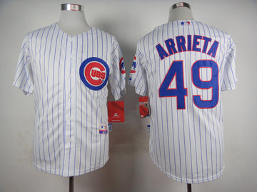 Arrieta Chicago Cubs white jersey