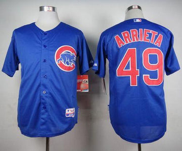 Jake Arrieta Chicago Cubs blue Alternate jersey