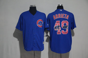 Jake Arrieta Chicago Cubs blue jersey