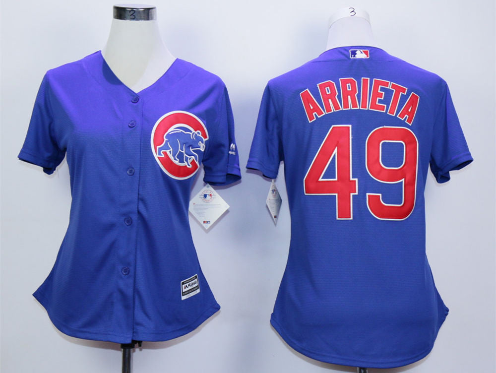 Jake Arrieta Chicago Cubs blue jersey
