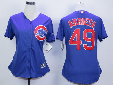 Jake Arrieta Chicago Cubs blue jersey