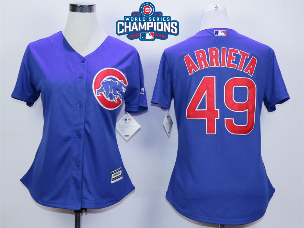 Jake Arrieta Chicago Cubs royal jersey