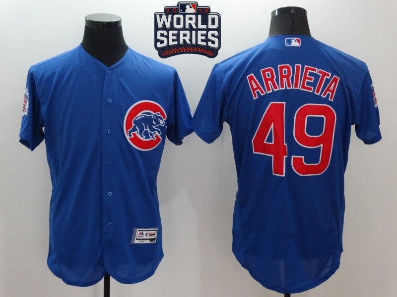 Jake Arrieta Chicago Cubs royal jersey