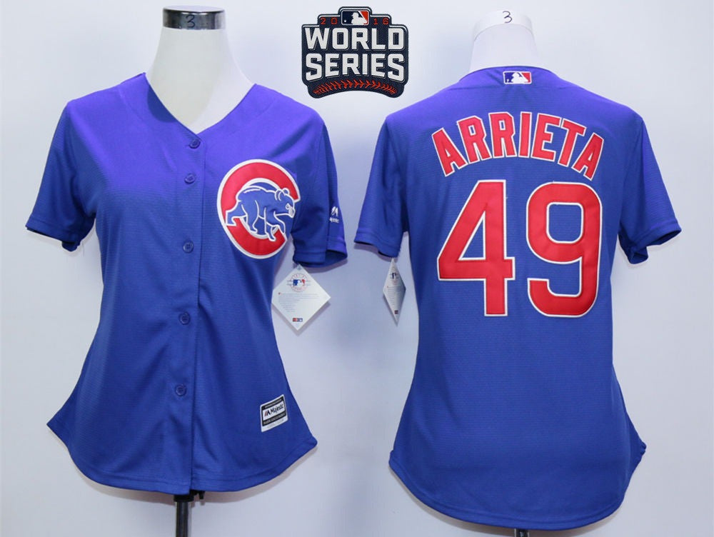 Jake Arrieta Chicago Cubs royal jersey