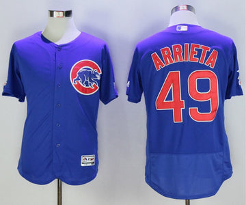 Jake Arrieta Chicago Cubs royal jersey