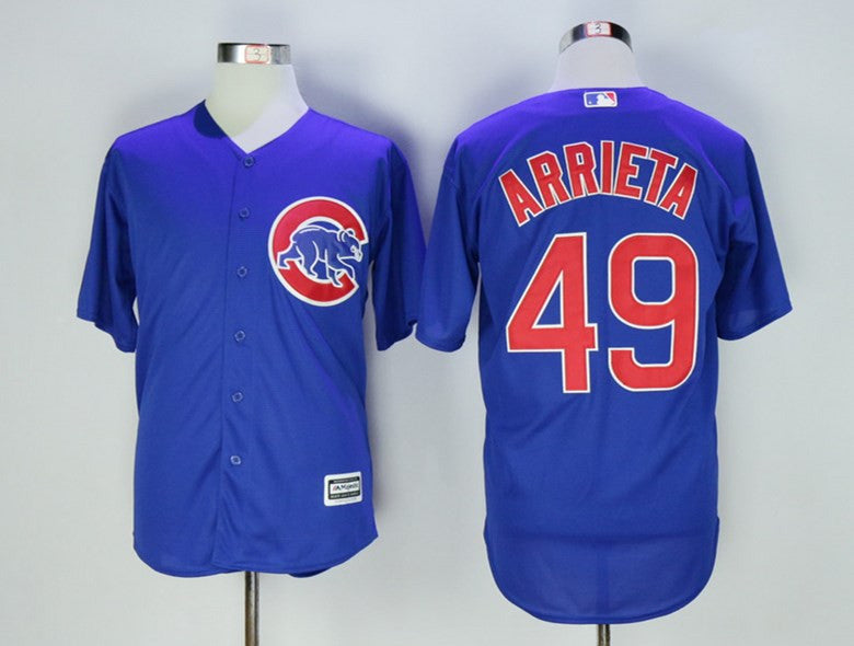 Jake Arrieta Chicago Cubs royal jersey