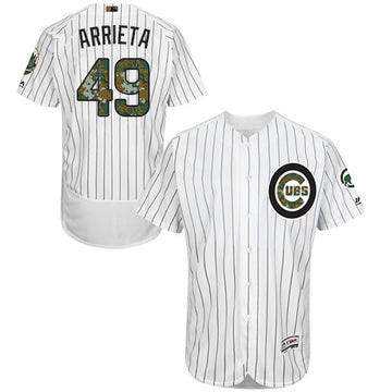 Jake Arrieta Chicago Cubs white jersey