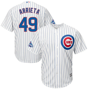 Jake Arrieta Chicago Cubs white jersey