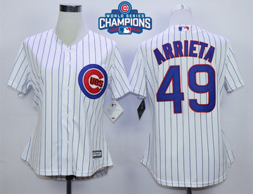 Jake Arrieta Chicago Cubs white jersey