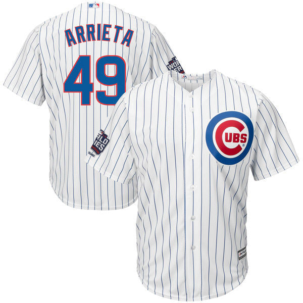 Jake Arrieta Chicago Cubs white jersey
