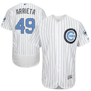 Jake Arrieta Chicago Cubs white jersey