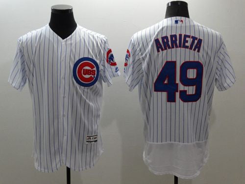 Jake Arrieta Chicago Cubs white Authentic jersey
