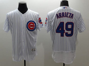 Jake Arrieta Chicago Cubs white Authentic jersey