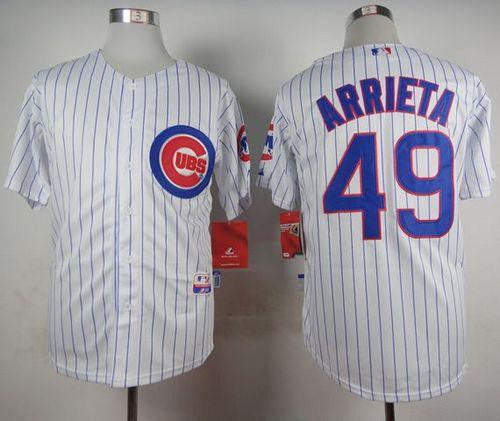 Jake Arrieta Chicago Cubs white Home jersey