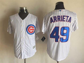 Jake Arrieta Chicago Cubs white jersey