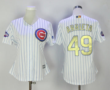 Jake Arrieta Chicago Cubs white jersey