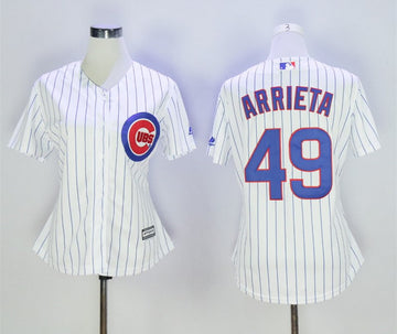 Jake Arrieta Chicago Cubs white jersey