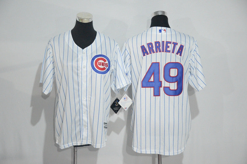 Jake Arrieta Chicago Cubs white jersey