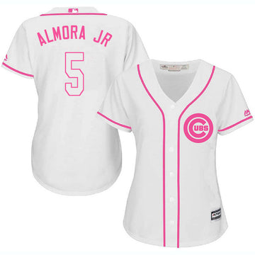 Albert Almora Jr Chicago Cubs white jersey