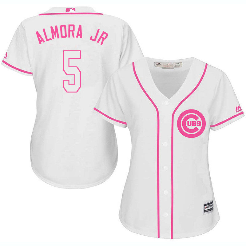 Albert Almora Jr Chicago Cubs white jersey